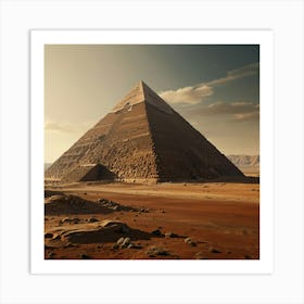 Pyramid Of Giza Art Print