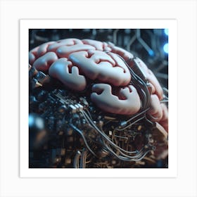 Artificial Brain 58 Art Print