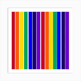 Rainbow Stripes 1 Poster