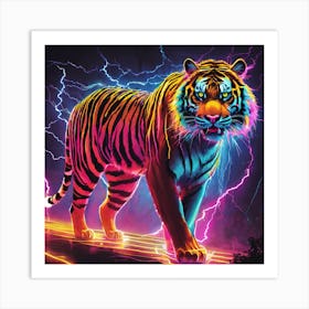 Lightning Tiger 1 Art Print