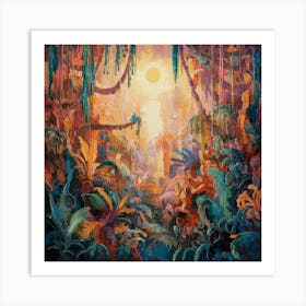 Jungle Scene Art Print