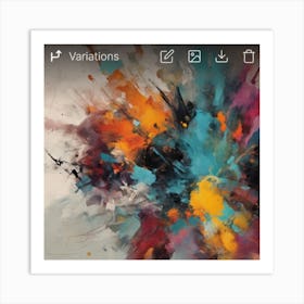 Abstract Painting 8 Art Print