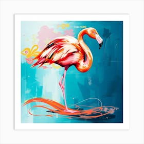 Flamingo 15 Art Print