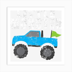 Toddler Monster Truck Boys Art Print