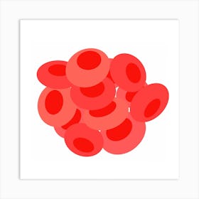Red Blood Cells Art Print