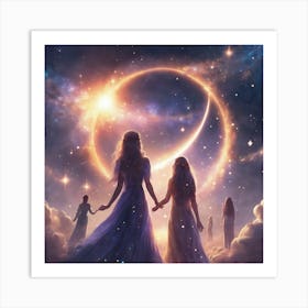 244253 A Stellar Galaxy Goodbye Party With Stars And A So Xl 1024 V1 0 Art Print