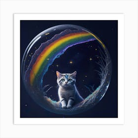 Cat Galaxy (137) Art Print