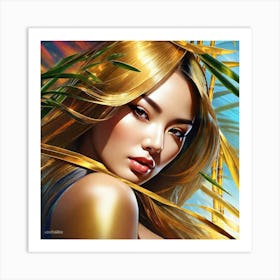 Asian Beauty 5 Art Print