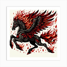 Fantasy horse Art Print