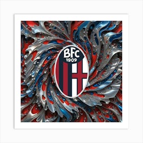 Bologna FC 1909 Logo Wall Art 10 Art Print