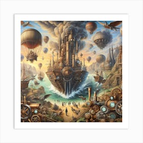 Steampunk 4 Art Print