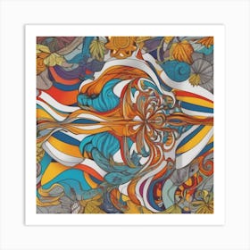 Psychedelic Art 6 Art Print