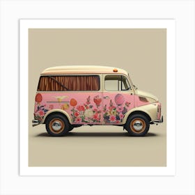 Floral Van Art Print