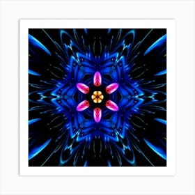 Fractal Flower 7 Art Print