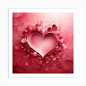 Valentine romantic 2 Art Print