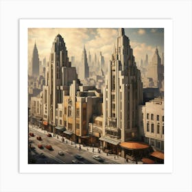 Cityscape 2 Art Print