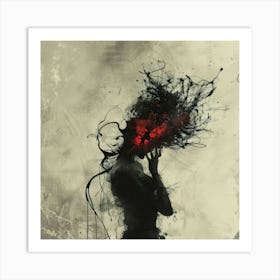 Woman'S Head 4 Art Print