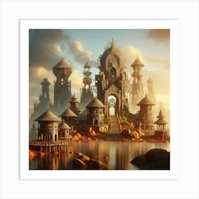 Fantasy City Art Print