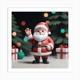 Christmas Santa 2 Art Print