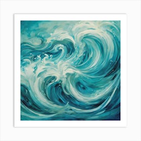 Ocean Waves 3 Art Print