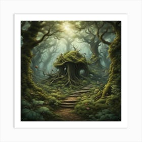 Fairy Forest 48 Art Print