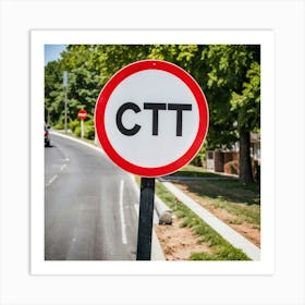 Ctt Sign Art Print