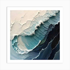 Abstract Of A Wave 5 Art Print