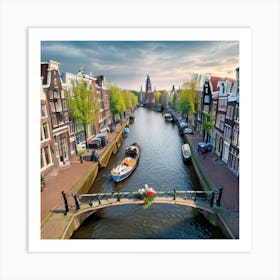 Amsterdam Canal 4 Art Print