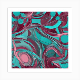 Abstract Art, Leonardo Da Vi. Style Art Print