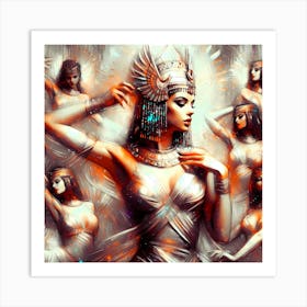 Cleopatra Portrait Artwork 24 Art Print