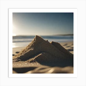 Sand At Sunrise Art Print