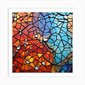 Mosaic Background Art Print