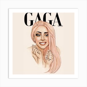 Gaga Art Print