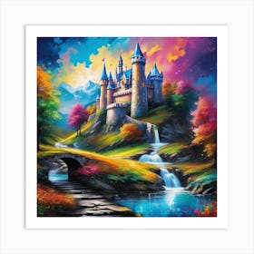 Castle In The Sky 34 Art Print