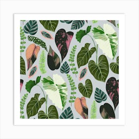 Tropical Leaves Art Print