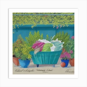 Laundry Day Art Print Laundry Basket 10 Art Print