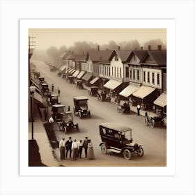 Early 20th Century Americana~Reimagined 1 Art Print