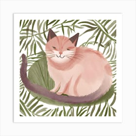 Cat In The Jungle Art Print