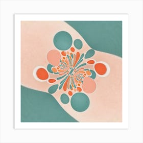 Abstract Of A Flower Art Print