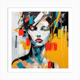 Abstract Of A Woman 7 Art Print