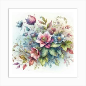 Floral Painting 1 Art Print