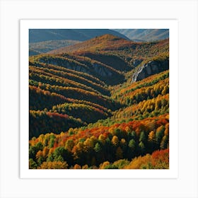 Autumn In The Mountains 5 Art Print