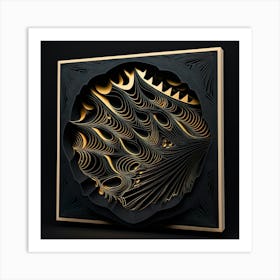 3d Paper Art 5 Art Print