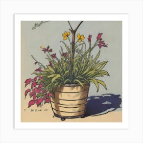 Flower Pot Art Print