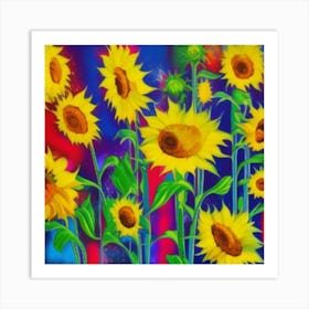 Sunflowers 4 Art Print