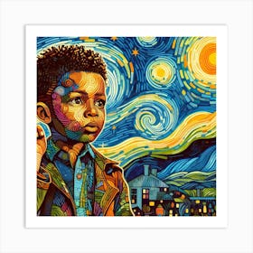 Starry Night 1 Art Print