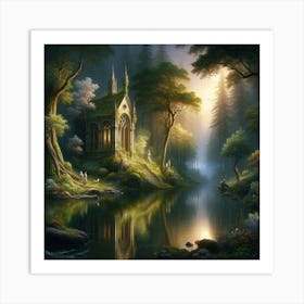 Fairytale In The Forest Art Print