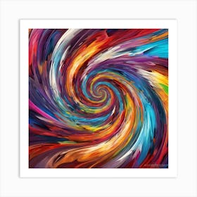 Spiral Painting Art Print