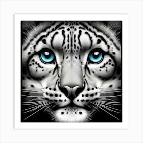 Snow Leopard 2 Art Print