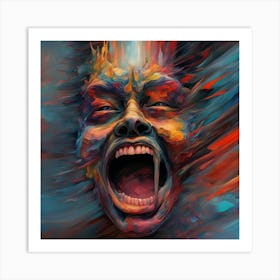 Emotional Pain - Rage Art Print